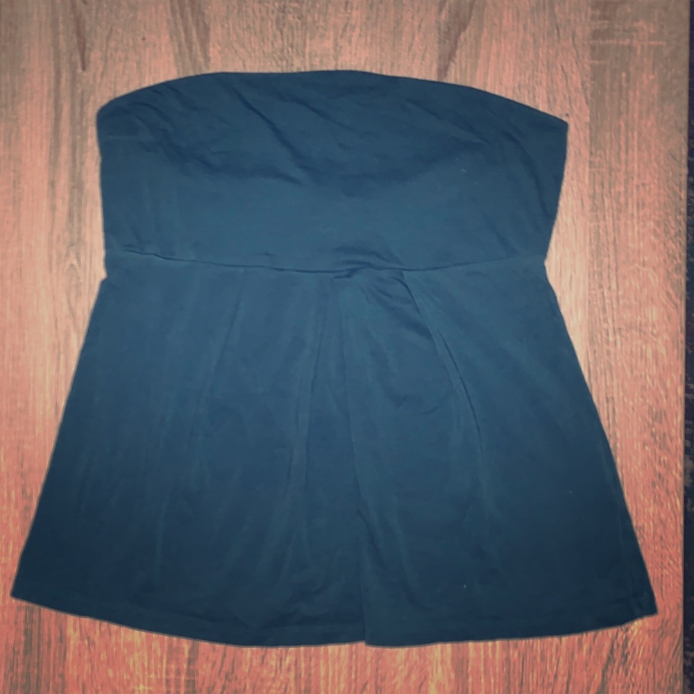 Limited - Dark Teal Pleated Tube-top